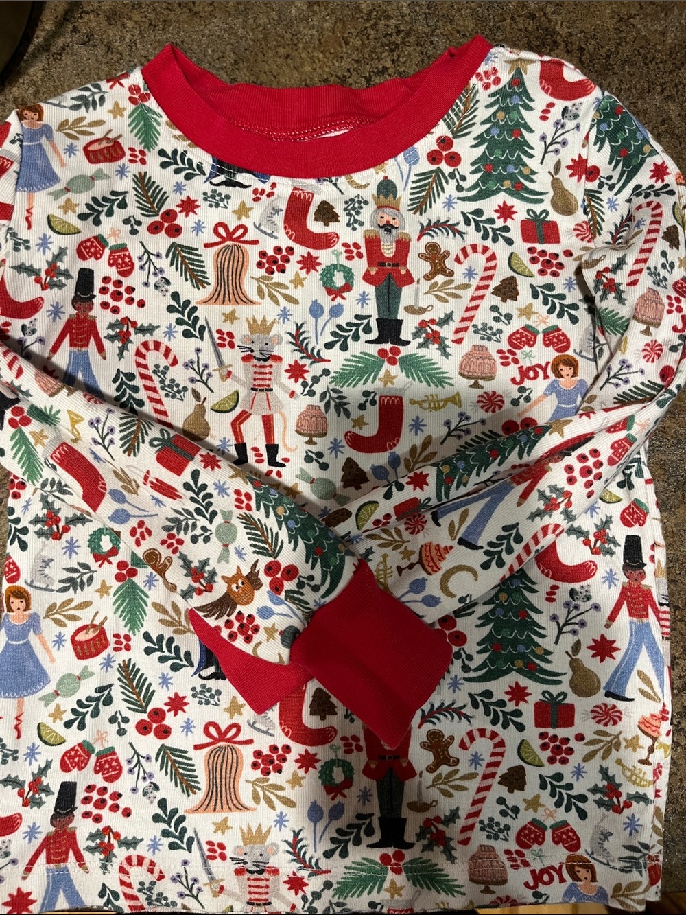 Organic Cotton Pottery Barn Nutcracker Long Pajamas